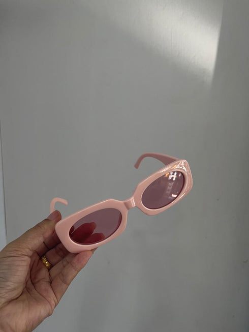 Candy Color Block Retro Glasses